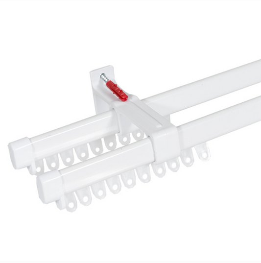 C-Track Curtain Rails (Double Track)