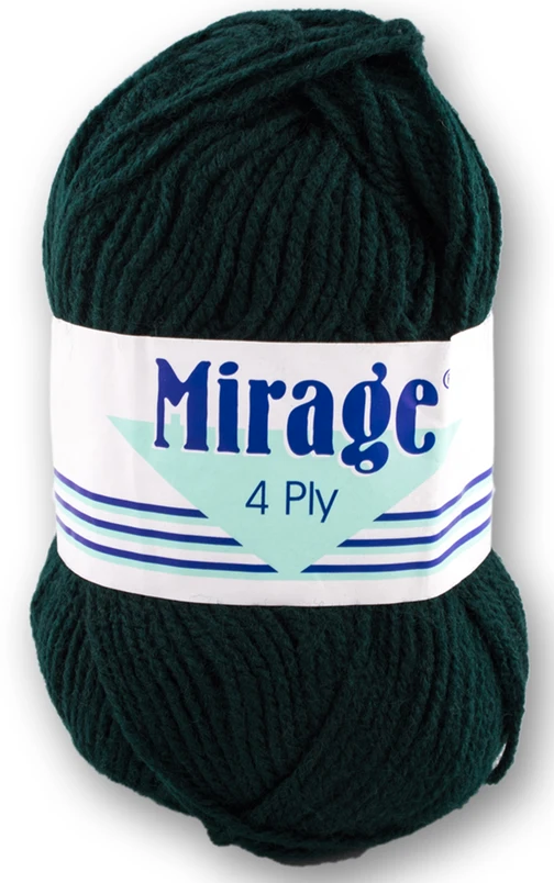 Mirage Wool - 4 Ply 25g (Bottle)